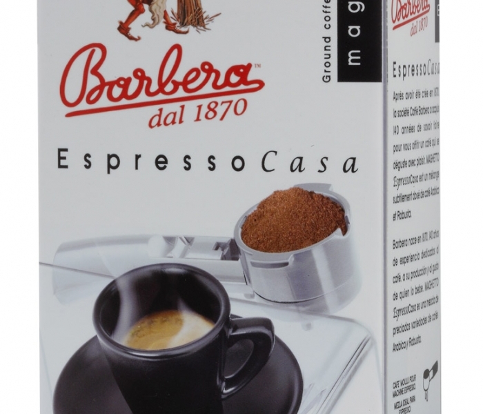 Barbera Espresso Casa Ground Espresso Coffee
